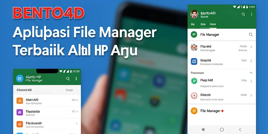 Tampilan antarmuka BENTO4D yang bersih dan fitur file management yang intuitif.