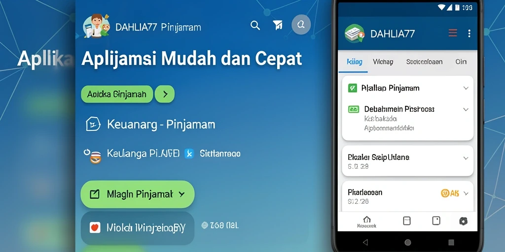 Tampilan antarmuka DAHLIA77 yang modern dan user-friendly.