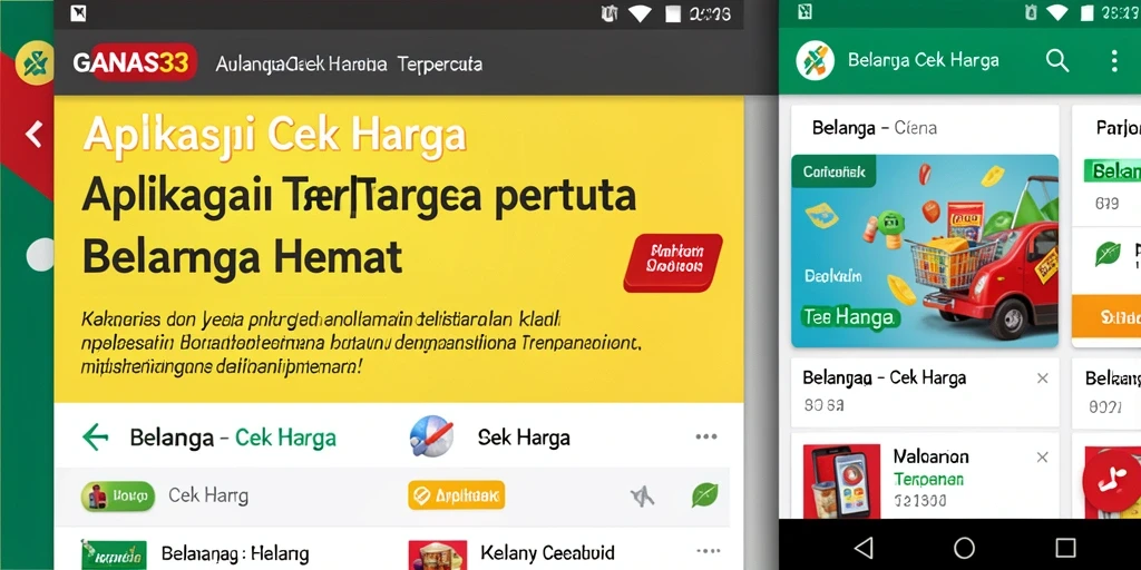 Antarmuka sederhana GANAS33 untuk cek harga produk.