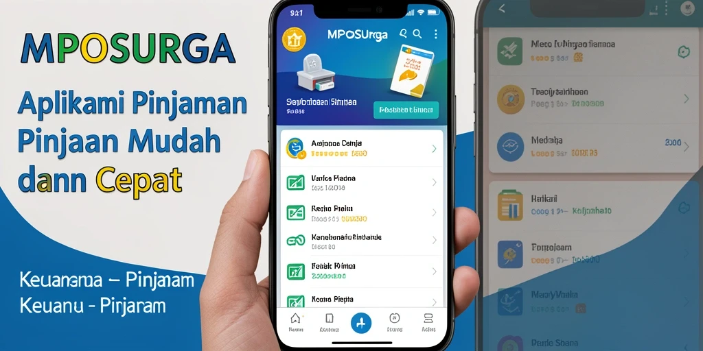 Antarmuka aplikasi MPOSURGA yang sederhana dan user-friendly.